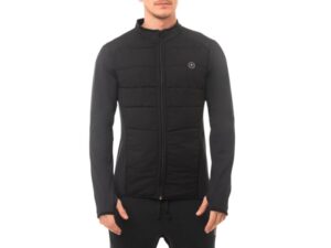 Campera liviana de tejido plano negro