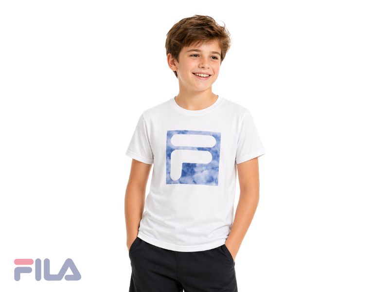Remera Infantil Nena Fila Junior Cotton Candy