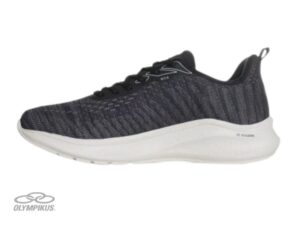 Zapatilla deportiva de macrame negro/blanco olympikus