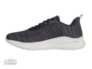 Zapatilla deportiva de macrame negro/blanco olympikus