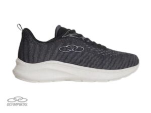 Zapatilla deportiva de macrame negro/blanco olympikus