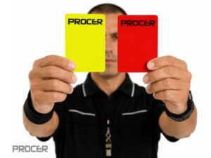 Tarjetas de arbitro procer