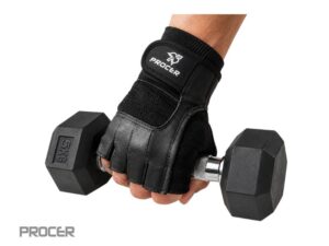 Guantes para gimnasio Procer de cuero