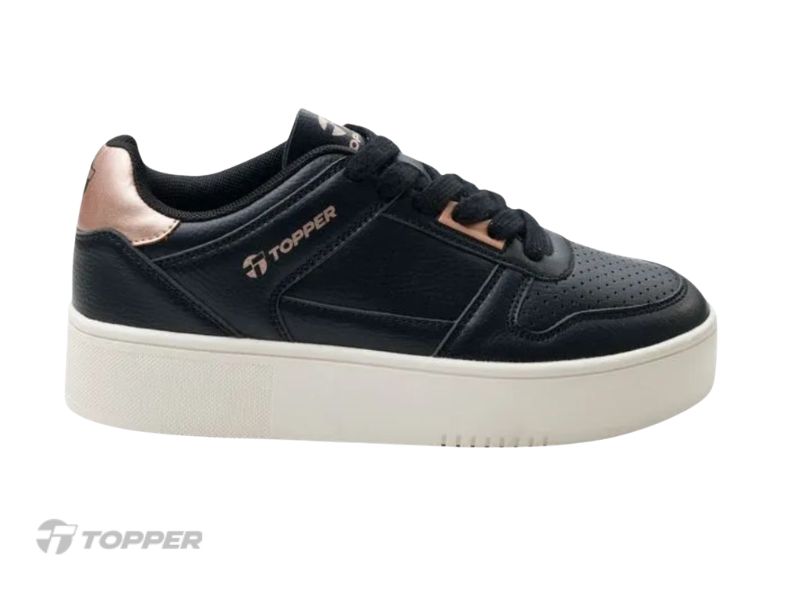 Zapatillas graf metalic topper
