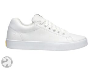 Zapatilla urbana de ecocuero blanca
