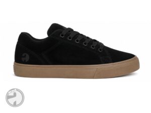 Zapatilla urbana gamuzada negro/caramelo