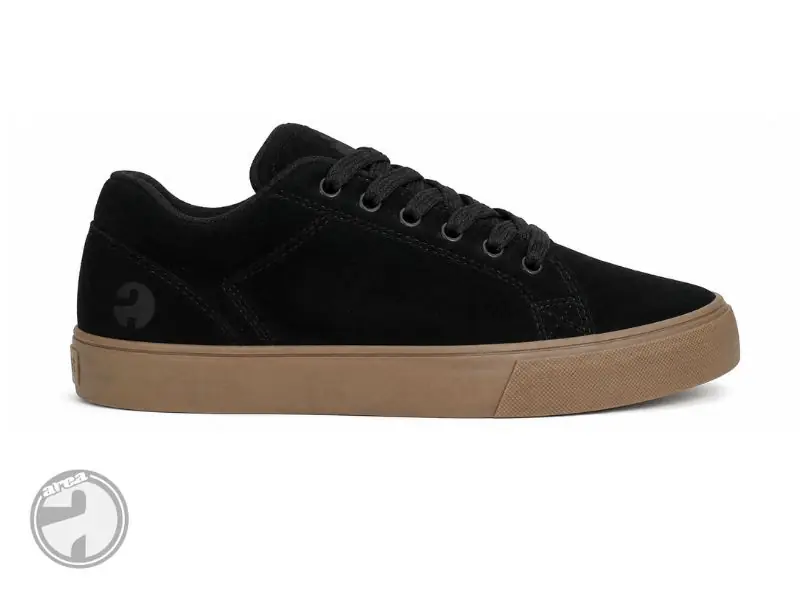 Zapatilla urbana gamuzada negro/caramelo