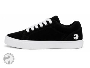 Zapatilla urbana gamuzada negroblanco