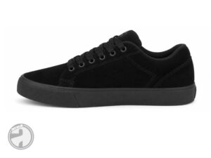 Zapatilla urbana gamuzada negro/negro