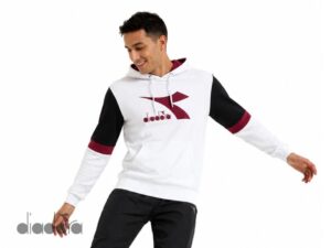 Buzo de algodon con capucha Diadora