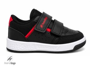 Zapatillas urbanas con abrojo negro/rojo