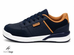Zapatillas urbanas de ecocuero azul