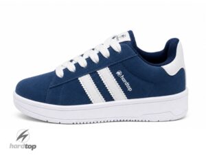 Zapatillas urbanas gamuzadas azul/blanco