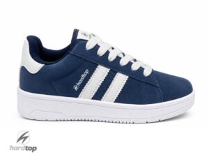 Zapatillas urbanas gamuzadas azul/blanco