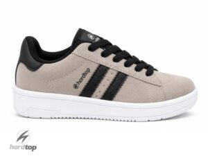 Zapatillas urbanas gamuzadas gris/negro