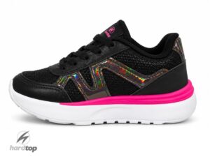Zapatillas urbanas de ecocuero con brillos