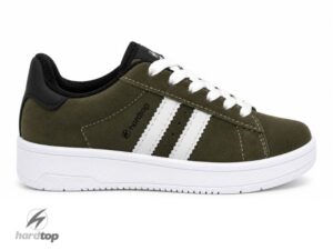 Zapatillas urbanas gamuzadas verdes
