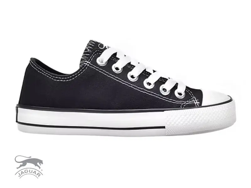 Zapatilla jaguar de lona con puntera urbana