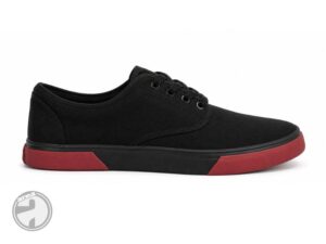Zapatilla urbana de lona negra