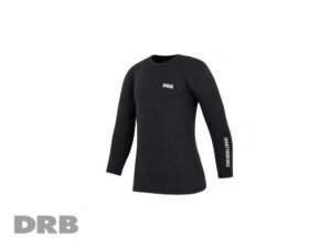 Camiseta Termica Mangas Largas Negra Infantil