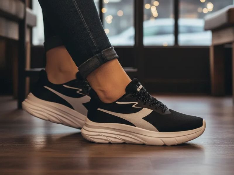 Zapatilla Deportiva Diadora Solea Negra - Imagen 5